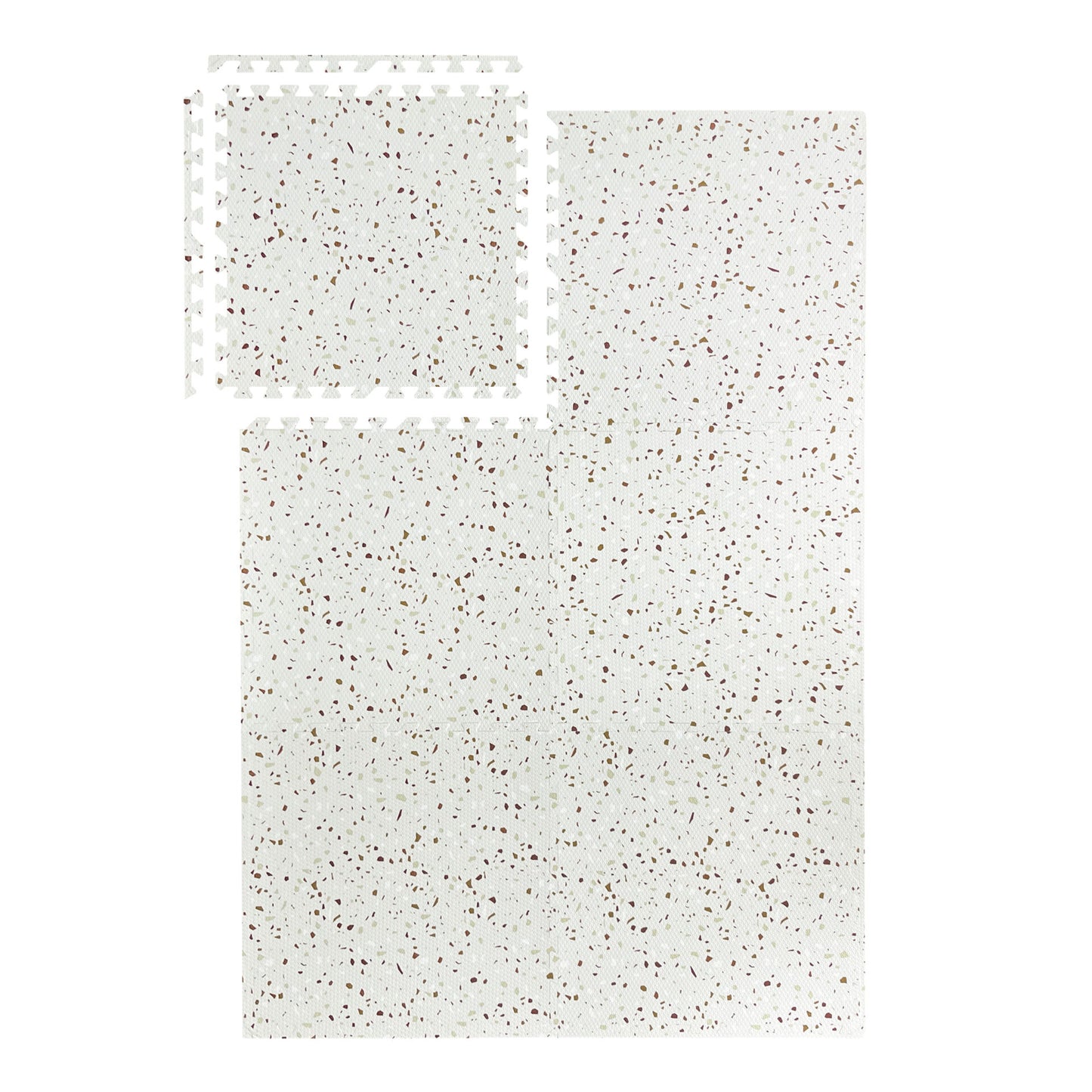 Puzzle Habszivacs Játszószőnyeg (Terrazzo Brown)