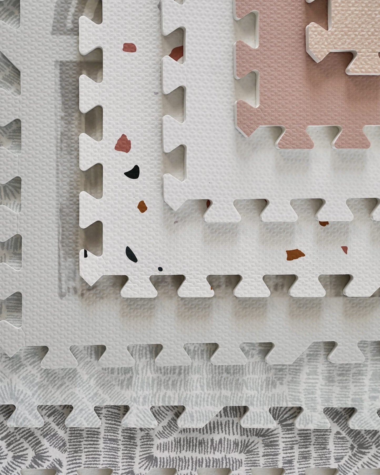 Puzzle Habszivacs Játszószőnyeg (Terrazzo Ivory)
