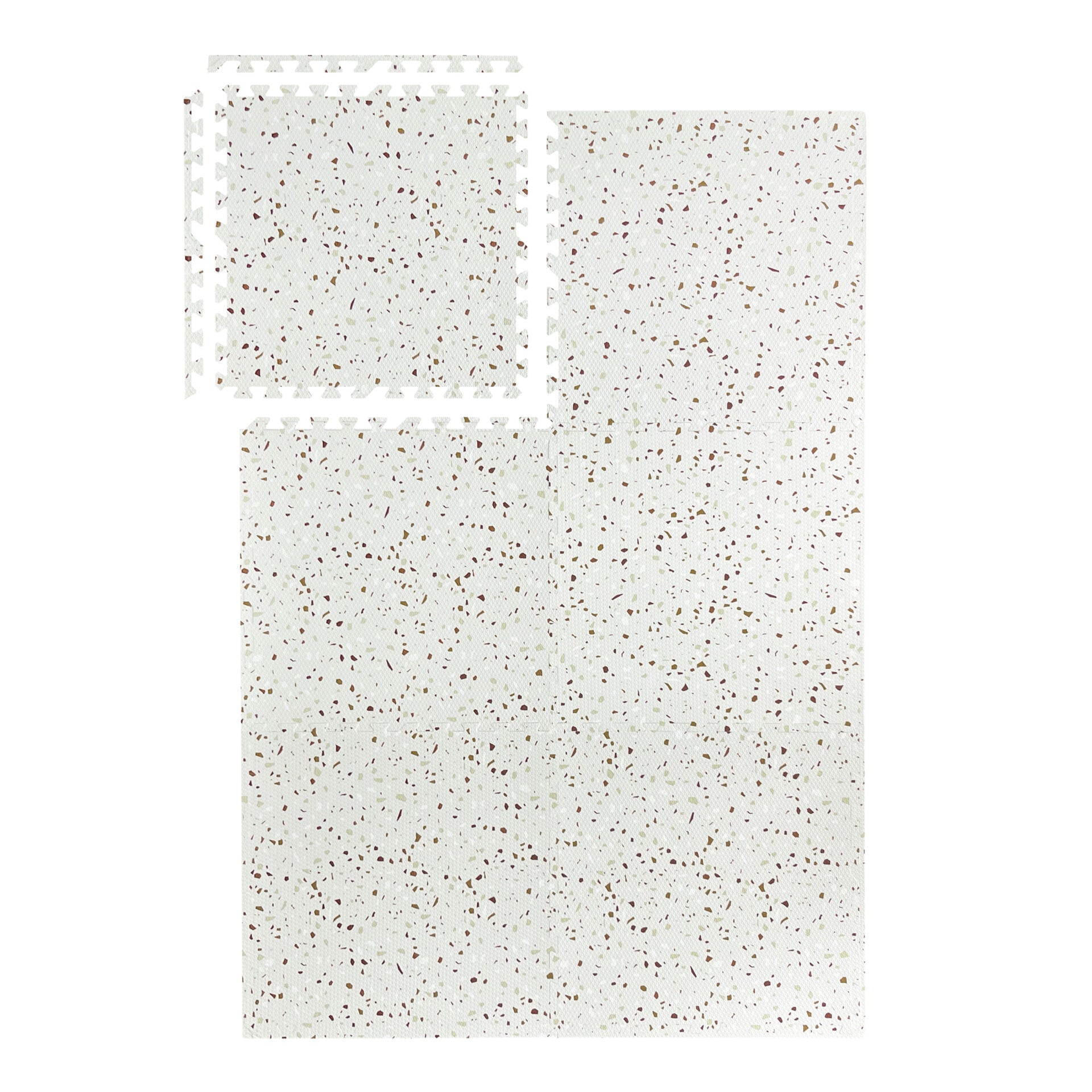 Puzzle Habszivacs Játszószőnyeg (Terrazzo Brown)