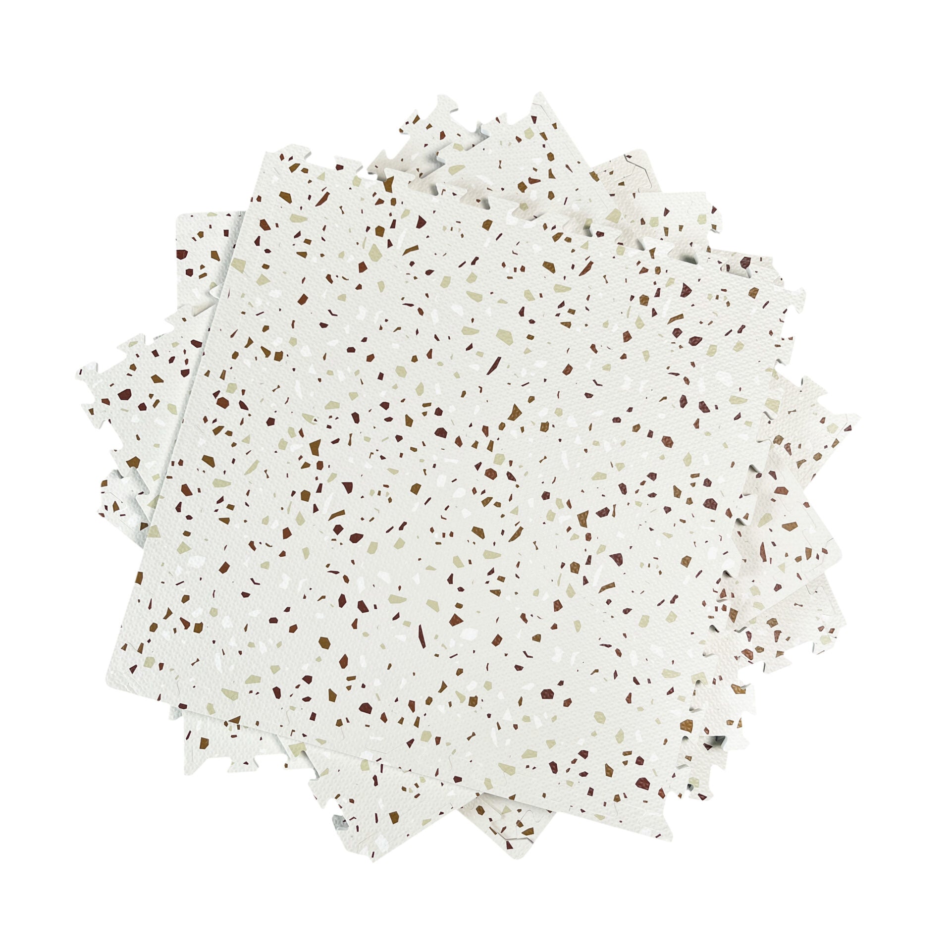 Puzzle Habszivacs Játszószőnyeg (Terrazzo Brown)