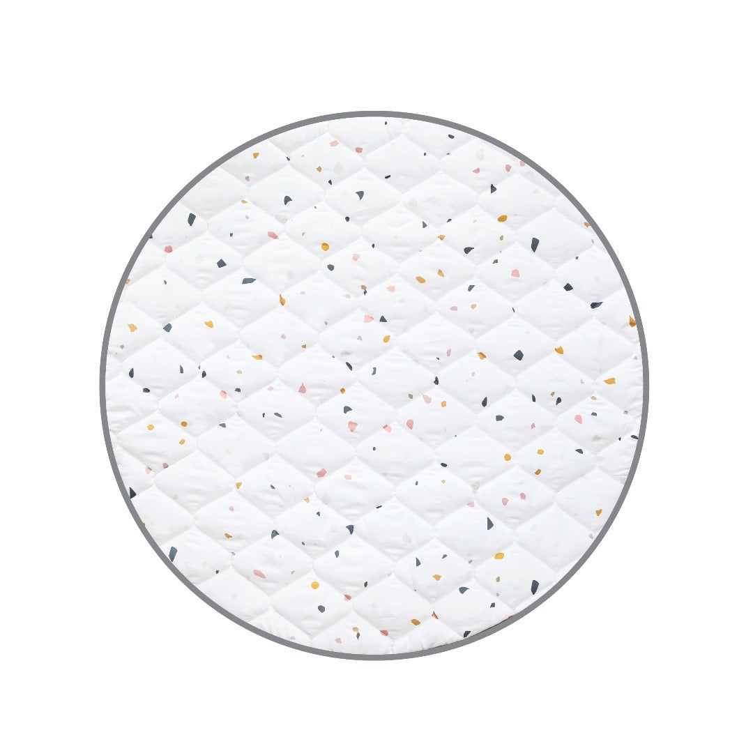 Puha Textil Játszószőnyeg Babáknak (Terrazzo Round)